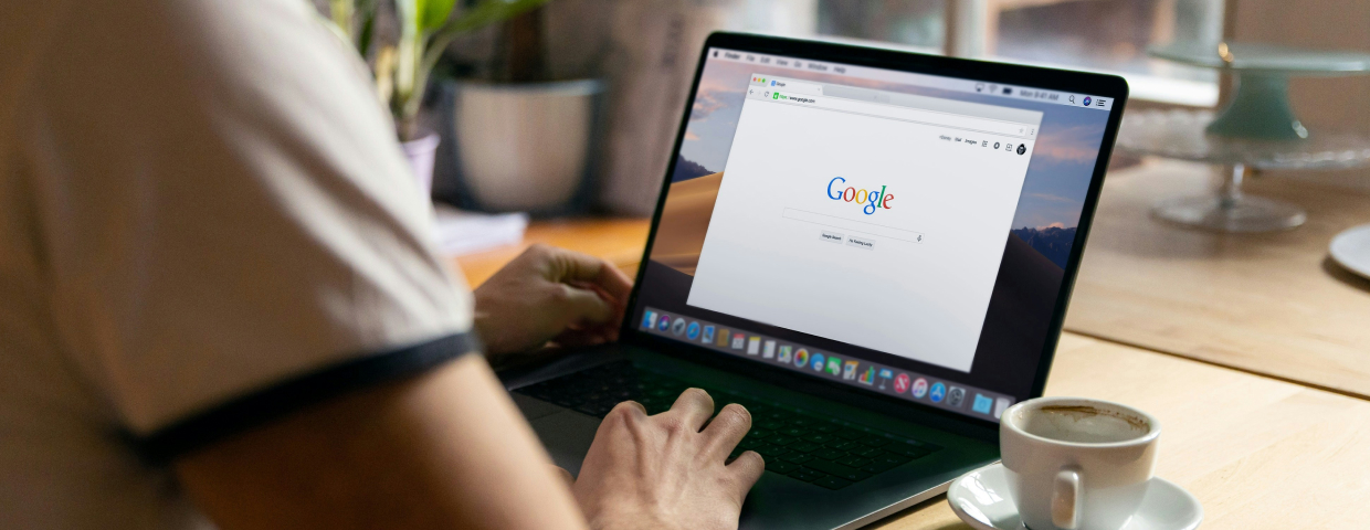 A professional services firm owner reviewing search and AI visibility results — Three Chamber manages SEO and GEO for law firms, financial advisors, and healthcare practices